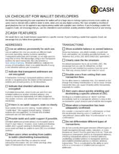 UX Checklist